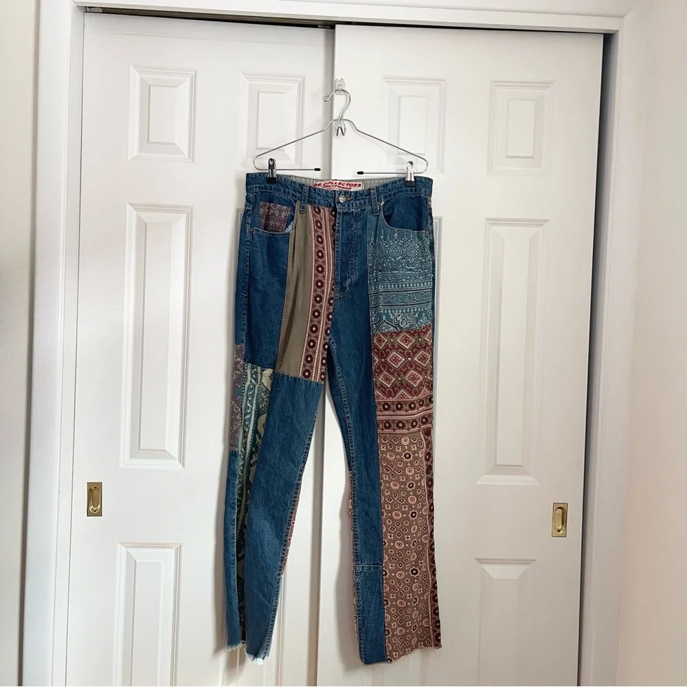 Free People by Dr. Collectors Patched Jeans - Picture 4 of 7